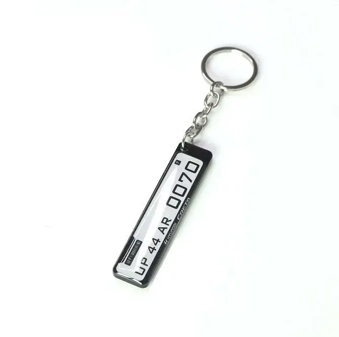 Gel-Customised-Number-Plate-Keychain-detailed-1