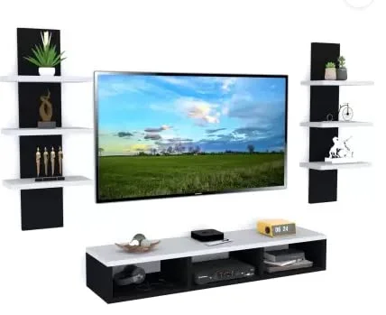 TV Unit, Cabinet, with TV Stand Unit Wall Shelf - Image 2