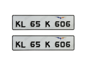 BATMAN SERIES ALUMINIUM PUNCHING CAR NUMBER PLATE