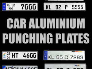Car Aluminium Punching Number Plates