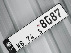 GERMAN TYPE C SERIES NUMBER PLATE