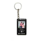 Gel Customized Spotify Keychain (Black)