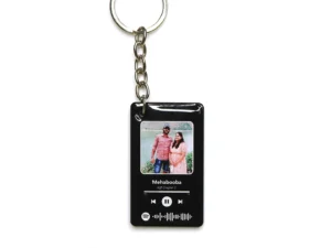 Gel Customized Spotify Keychain (Black)