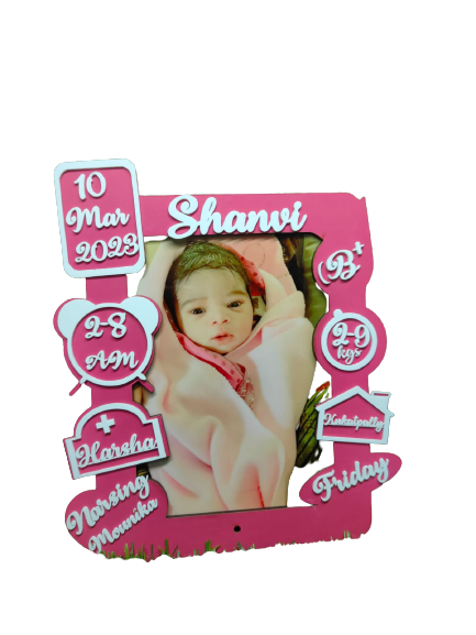 Customised Baby Birth Frame - Image 3