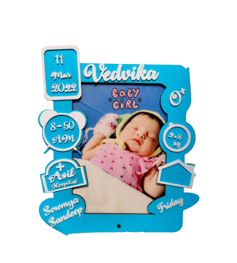 Customised Baby Birth Frame - Image 2