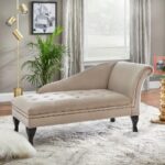 FANTACIE Creations Wooden Storage Couch Luxury, Diwan for Home & Bedroom Sofa- Sectional Diwan Chaise Couch Sofa- Diwan Chaise Couch Sofa- Wooden Storage Sofa Lounger Couchr (Cream)