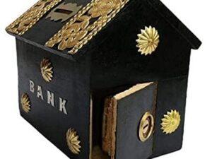 Wooden Piggy Bank | Money Bank | Gullak for Kids | Birthday Gift for Kids and Adults | Handmade Wooden Coin Box Holder | Money Box Coin Bank with Lock