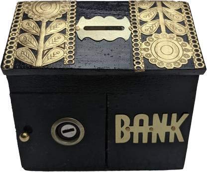 Wooden Piggy Bank | Money Bank | Gullak for Kids | Birthday Gift for Kids and Adults | Handmade Wooden Coin Box Holder | Money Box Coin Bank with Lock - Image 7