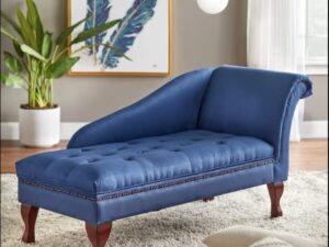 FANTACIE Creations Wooden Storage Couch Luxury, Diwan for Home & Bedroom Sofa- Sectional Diwan Chaise Couch Sofa- Diwan Chaise Couch Sofa- Wooden Storage Sofa Lounger Couchr (Blue)