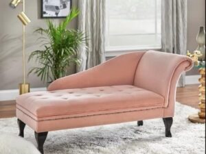FANTACIE Creations Wooden Storage Couch Luxury, Diwan for Home & Bedroom Sofa- Sectional Diwan Chaise Couch Sofa- Diwan Chaise Couch Sofa- Wooden Storage Sofa Lounger Couchr (Ash Rose)