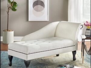 FANTACIE CREATIONS Wooden Storage Couch Luxury, Diwan for Home & Bedroom Sofa- Sectional Diwan Chaise Couch Sofa- Diwan Chaise Couch Sofa- Wooden Storage Sofa Lounger Couch (White)
