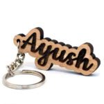 Customised name keychain (Wood)